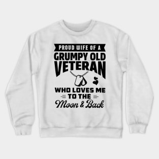 grumpy old veteran Crewneck Sweatshirt